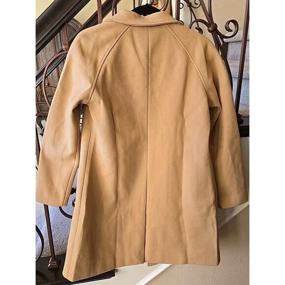 Allegra K Khaki Mid Length 2 Button Dress Coat Size XS - Picture 5 of 6
